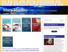 Tablet Screenshot of marymackey.com